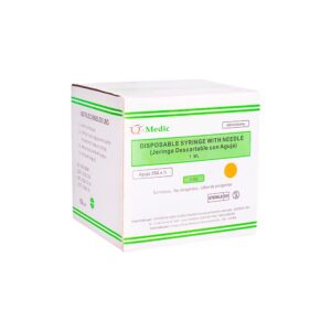 JERINGA DESCRATABLE CON AGUJA 1ML BOTICA IQMEDIC